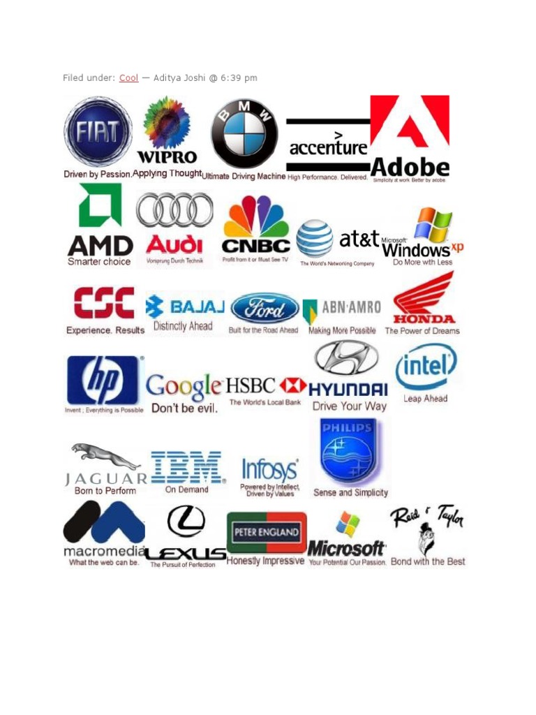 Brand Logos Collection Gallery | PDF