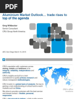 Aluminium Outlook CRU 2018 Report