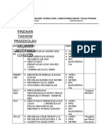 Takwim Prasekolah 2020 Pindaan