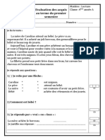 Examens 4ème Année Semestre 1