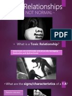 It S Not Normal : Toxic Relationships