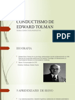 Conductismo de Edward Tolman