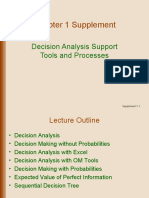 Chapter 1 Supplement: Decision Analysis Support Tools and Processes