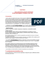 Chap 02 2020 Paramétres Physico Chim Et Microb PDF