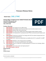 Release Note For DSL-2750U