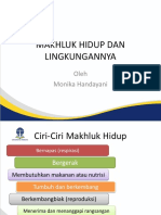 Sesi 1. MAKHLUK HIDUP DAN LINGKUNGANNYA