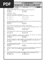 Quiz-Therodynamics & Thermochemistry-Snd - SND