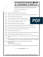 Boron & Carbon Family: Chapter Practice Problems