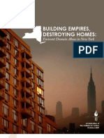 Building Empires Destroying Homes: Eminent Domain Abuse in New York