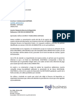 Carta TigoBusiness Movil 9440915