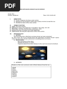 Lesson Plan in Science