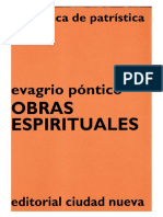 EVAGRIO PONTICO - Obras Espirituales