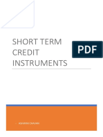 Short Term Credit Instruments