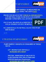 Measuring Pump Energy: Head Feet Vertical Height (Feet)