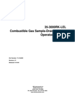 35-3000RK-LEL Combustible Gas Sample-Draw Detector Operator's Manual