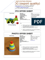 CATALOG (Export Quality) : Photo Offer Sheet