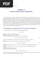 Second Order Linear Equations: A ® Ë@ Õæ Aë Áöß at - X - at Ú Gajë@ É ®Ë@