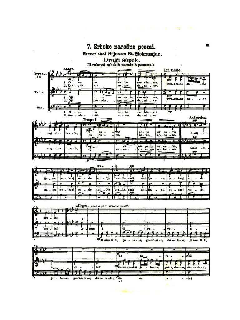 Mokranjac II Rukovet PDF | PDF