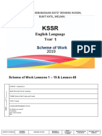Scheme of Work Year 1