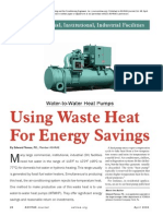 Using Waste Heat For Energy Savings: Large Commercial, Institutional, Industrial Facilities