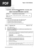 Paper 3 - Set A Solutions: Date: 20.12.2009 Timings: 0930-1230 HRS Duration: 3 HRS Max. Marks: 150