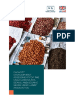 Capacity Development Assessment For The Myanmar Pulses, Beans and Sesame Seeds Merchant Association