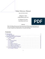 Dafny Reference Manual: Richard L. Ford K. Rustan M. Leino