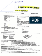 MSDS - Hipoclorito de Sodio 5% PDF