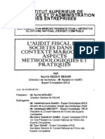 L'Audit fiscal des sociétés dans le contexte marocain