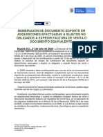 055 Numeracion de Documento Soporte en Adquisiciones Efectuadas A Sujetos No Obligados A Expedir Factura de Venta o Documento Equivalente