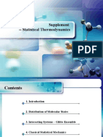 Supplement - Statistical Thermodynamics