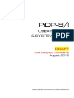 PiDP User Manual System Design DRAFT0816