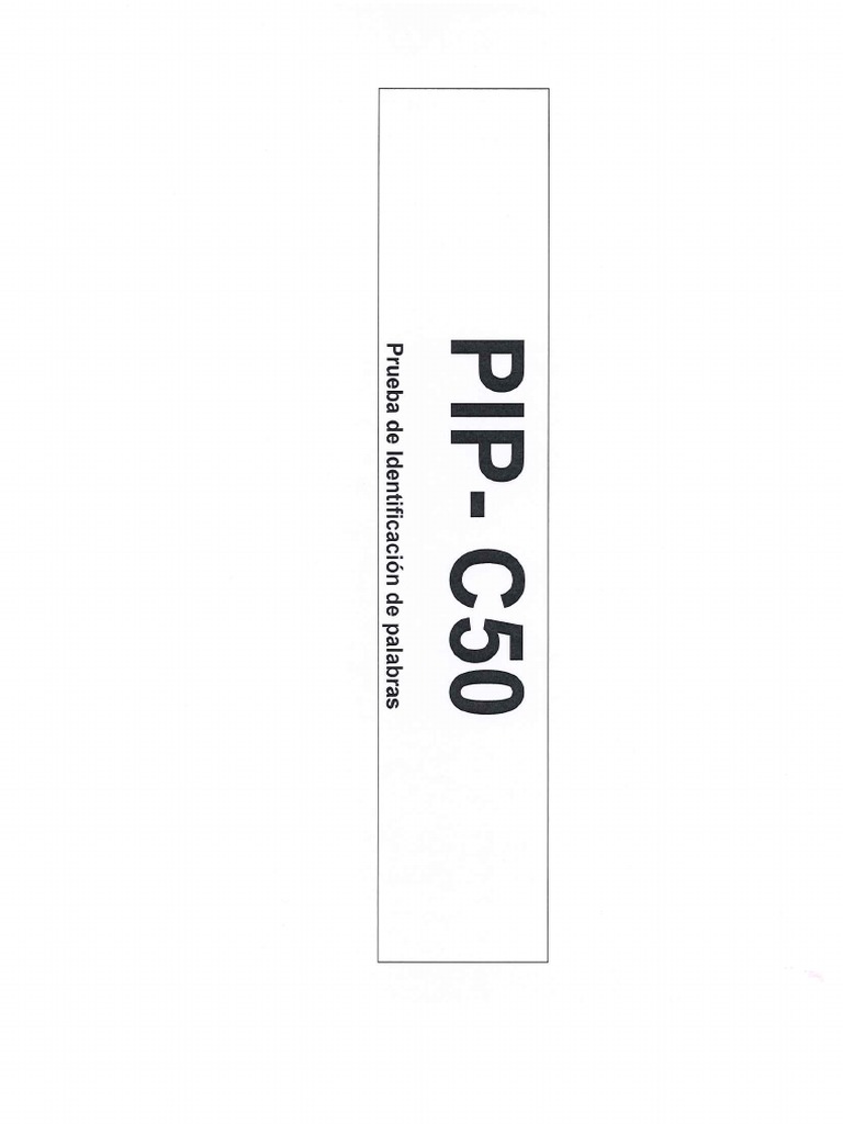 Pip C50 PDF | PDF