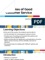 Principles of Good Customer Service in Pharmacy