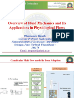 Overview of Fluid Mechanics and Its Applications in Physiological Flows