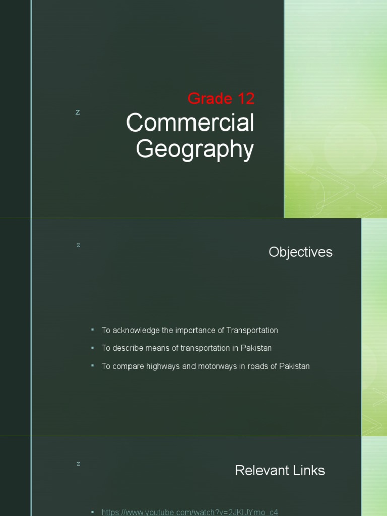 Commercial Geography Grade 12 PDF