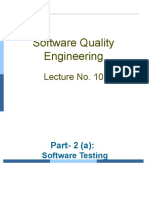 Software Quality Engineering Lec 10