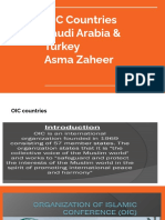 OIC Countries Saudi Arabia & Turkey Asma Zaheer