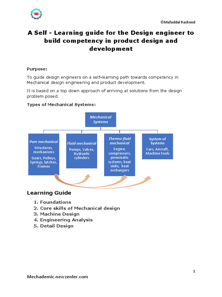 A Self - Learning Guide For The Design Engineer To Build Competency in ...