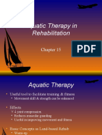 Aquatic Therapy in Rehabilitation