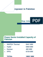 Hydropower in Pakistan: Engr. Intisar Ali Sajjad