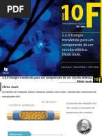 4 - Energia Transferida para Um Componente de Um Circuito Elétrico. Efeito Joule