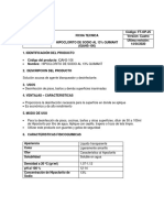 Ficha Tecnica Hipoclorito de Sodio Abril PDF