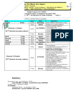 Feuille D'annonces #42/2020 Semaine Du Samedi 10 Octobre Au Dimanche 18 Octobre 2020 Le 11 Octobre: 28 Du Dimanche Du Temps Ordinaire Année A