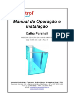 Calha Parshall: Manual de Operação e Instalação