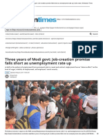 Three years of Modi govt_ Job-creation promise falls short as unemployment rate up _ india news _ Hindustan Times.pdf