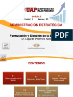 SEM 03 Formulación y Elección de La Estrategia PDF