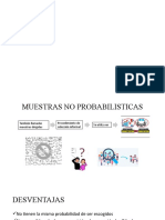 Muestra Probabilista y No probabilistica