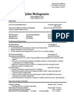 Jmologousis Resume