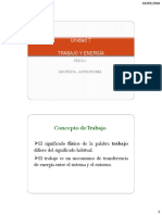 Trabajo y energía física: conceptos clave